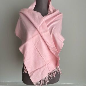 Scots Regal Elegant Pink Women's Scarf with fringe